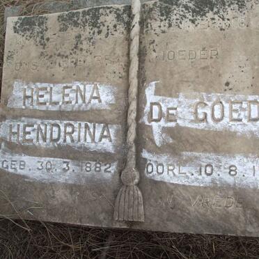 GOEDE Helena Hendrina, de 1882-1969