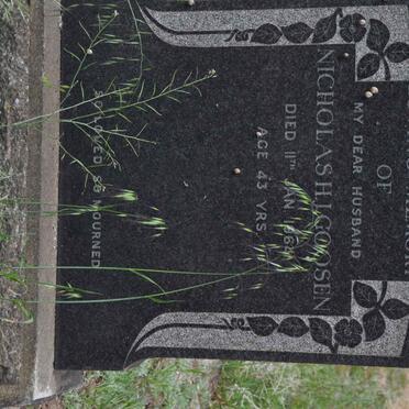 GOOSEN Nicholas H.J. -1964