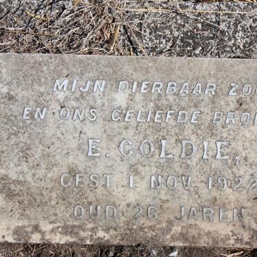 GOLDIE E. -1922
