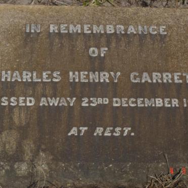 GARRETT Charles Henry -1940