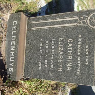 GELDENHUYS Catharina Elizabeth nee ROSSOUW 1882-1966