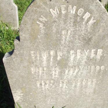 GEYER Simon -1890 