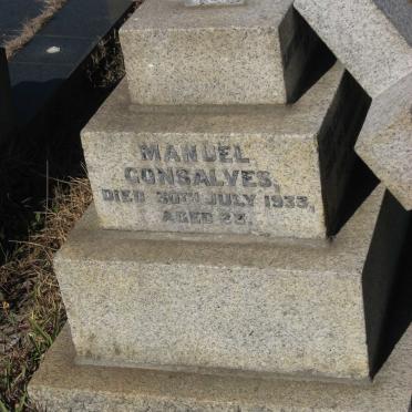 GONSALVES Manuel -1933