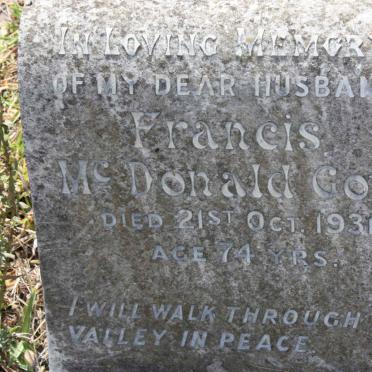 GOW Francis McDonald -1931