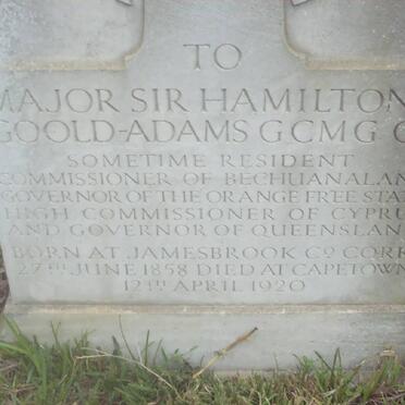GOOLD-ADAMS Hamilton J. 1858-1920