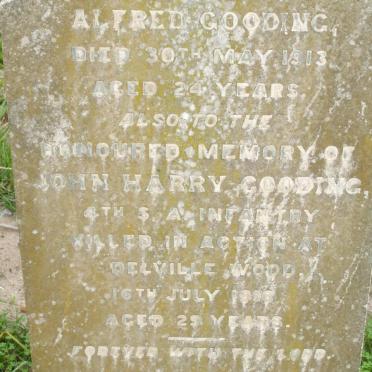 GOODING Alfred -1913 :: GOODING John Henry -1916