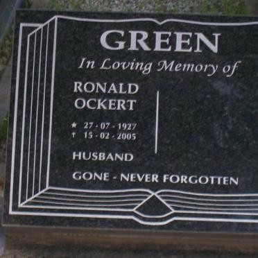 GREEN Ronald Ockert 1927-2005