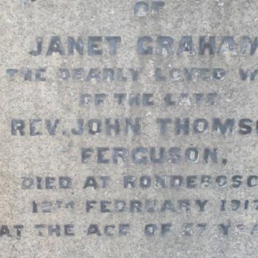 GRAHAM Janet -1917