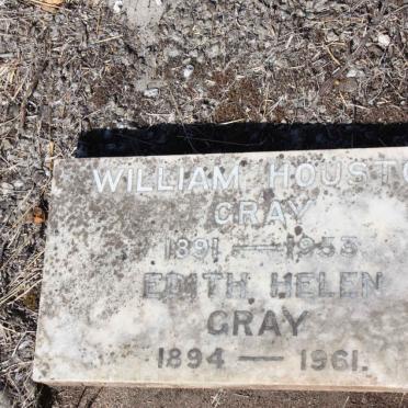GRAY William Houston 1891-1953 &amp; Edith Helen 1894-1961