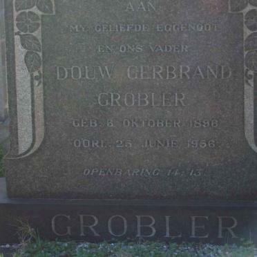 GROBLER Douw Gerbrand 1896-1956