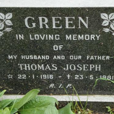 GREEN Thomas Joseph 1916-1981