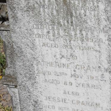 GRAHAM Gordon -1920 :: GRAHAM Catherine -1935