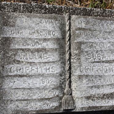 GRIFFITHS Willie 1902-1960 &amp; Susan 1901-1971