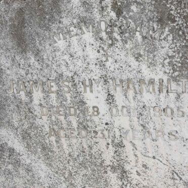 HAMILTON James H. -1905
