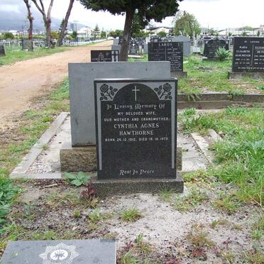 HAWTHORNE Cynthia Agnes 1912-1973