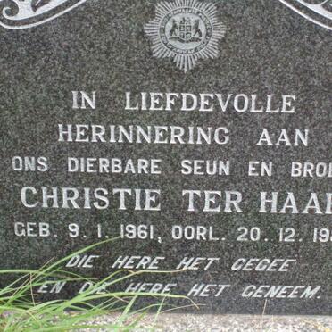 HAAR Christie, Ter 1961-1981