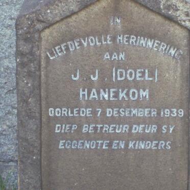 HANEKOM J.J.  -1939