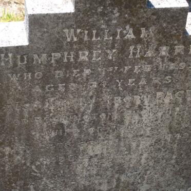 HARRIS William Humphrey -1895 &amp; Emily PAGE -1949