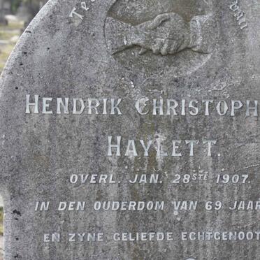 HAYLETT Hendrik Christopher -1907 :: HAYLETT Wilhelmina Susanna nee SMITH -1918