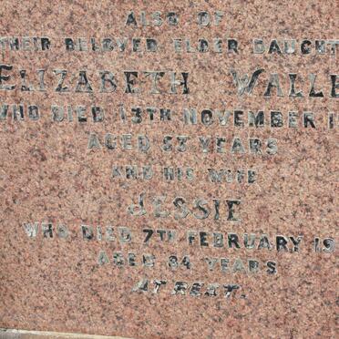 HAXTON Elizabeth Waller-1953 :: HAXTON  Jessie -1961