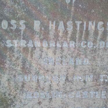 HASTINGS Ross R. -1900 