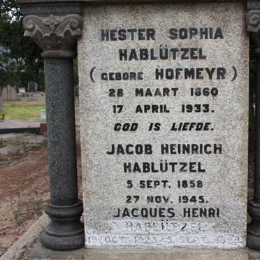 HABLUTZEL :: FLACK :: HOFMEYR :: MEESER :: GASSON