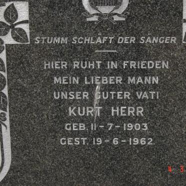 HERR Kurt 1903-1962