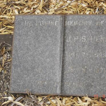 HENN J.H.S. 1889-1971