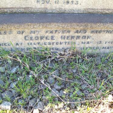 HERRON George -1918 :: ?? -1919