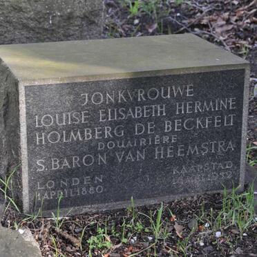 HEEMSTRA Louise Elisabeth Hermine, van nee HOLMBERG DE BECKFELT 1880-1952