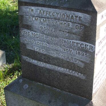 HEEGER Phillip Francis John -1895 ::GRIST Caroline Antoinette -1902 