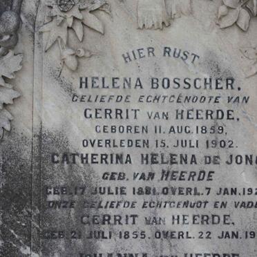 HEERDE, van :: BASTIAANS :: DE JONG :: BOSSCHER