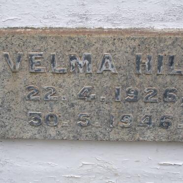 HILL Velma 1926-1946