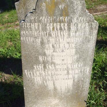 HOWARD Henry George -1900 &amp;  Ellen Henrietta -1912 