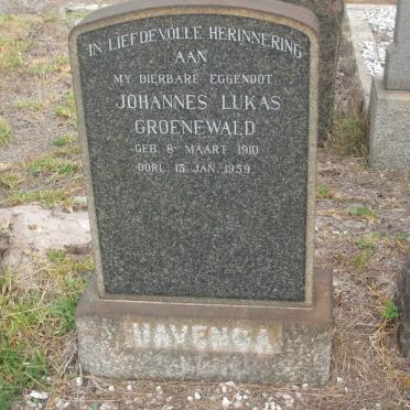 HAVENGA Johannes Lukas Groenewald 1910-1959