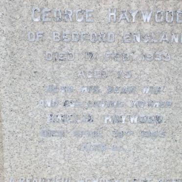 HAYWOOD George -1939 &amp; Amelia -1945
