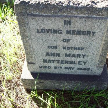 HATTERSLEY Ann Mary -1943