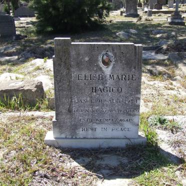 HAGICO Elise Marie 1891-1974