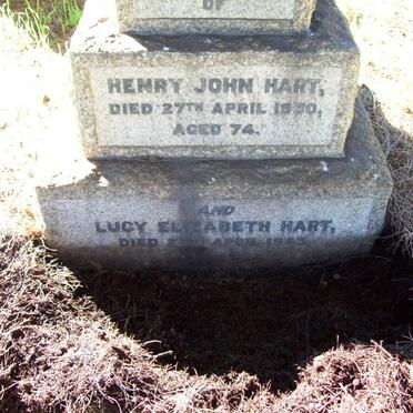 HART Henry John -1930 &amp; Lucy Elizabeth -1943