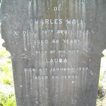 HALL Charles -1923 &amp; Laura -1940