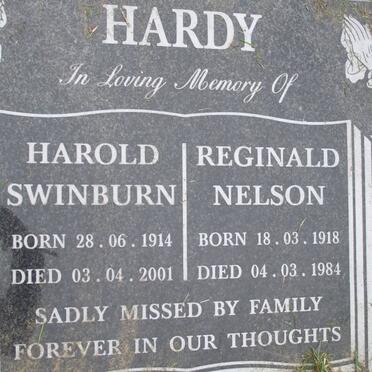 HARDY Harold Swinburn 1914-2001 :: HARDY Reginald Nelson 1918-1984