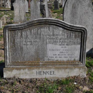 HENKEL Frederick -1921 &amp; Emma Elizabeth -1946 :: HENKEL Dorothy Charlotte -1966