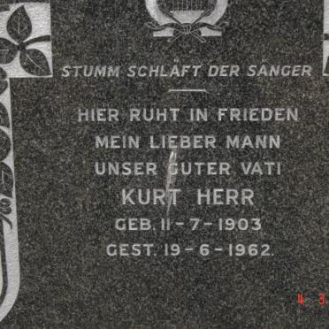 HERR Kurt 1903-1962