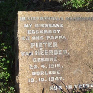 HEERDEN Pieter, van 1919-1947