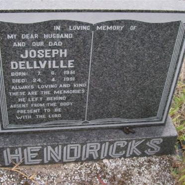 HENDRICKS Joseph Dellville 1961-1991