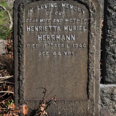 HERRMANN Henrietta Muriel -1940