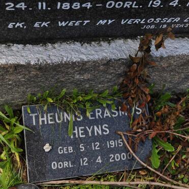 HEYNS Nicolaas Jacobus 1881-1958 &amp; Florindina Johanna 1884-1976