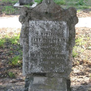 HEFFERNAN John -1917 &amp; Mary -1935
