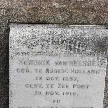 HEERDE  Hendrik, van 1857-1919