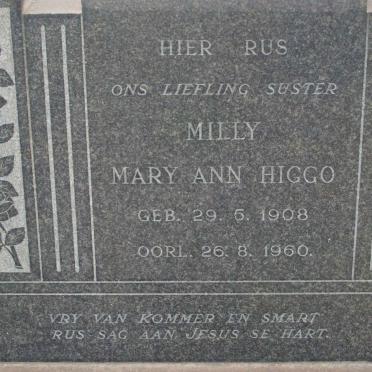 HIGGO Mary Ann 1908-1960